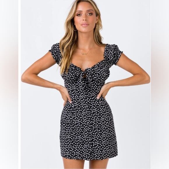 Princess Polly Black and White Mini Dress Size:2 - Picture 11 of 11